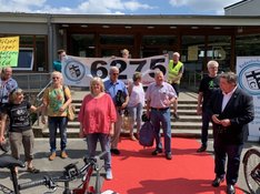 Initiative Radentscheid Marl mit Vertretern des Marler Stadtrates
