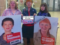 Bärbel Beuermann am Aktionstag UmFairteilen im Marler Stern